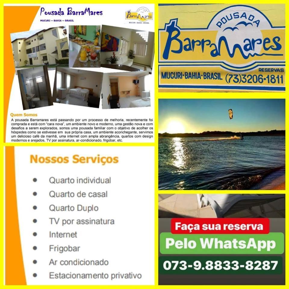 Pousada Barra Mares Mucuri Ngoại thất bức ảnh